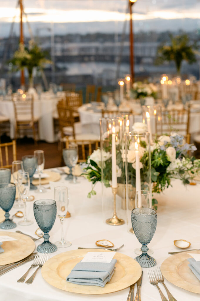 waterfront-wedding-yacht-club-elegant-flowers-modern-beautiful-connecticut-wedding-westchester-fairfield-county-stamford-floral-design-New-York-City-unique-white-flowers-eucalpytus