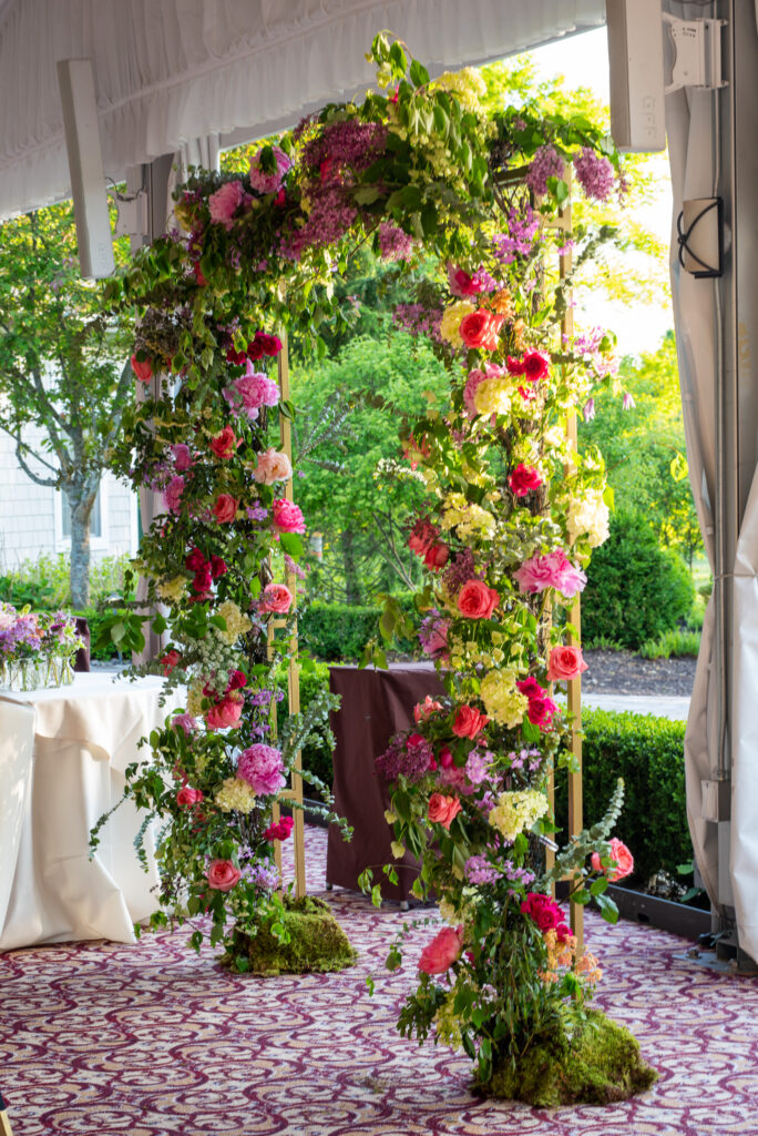 Luxury-wedding-garden-beautiful-unique-flowers-summer-tent-white-pastels-westchester-connecticut-country-design-fairfield-county-tablescape-dream-classic-bride-nyc-stunning-bud-vases-blueberries-seasonal-local-elegant-ranunuculus-roses-clematis-tent-anemone-jasmine-floral-design-designer-artist-gazebo-arch-arbor-chuppah-romantic-peonies, white-pastels-floral-crown-cake-bridal-bouquet-floral-designer