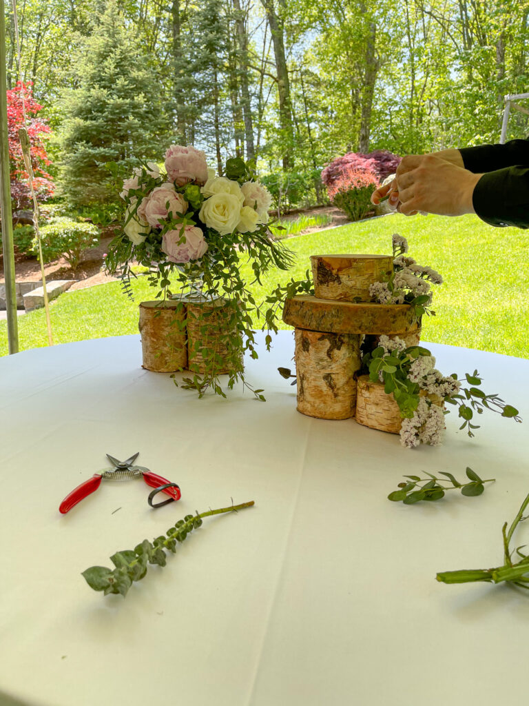 Romantic-bridal-shower-wedding-fairfield-county-westchester-nyc-ridgefield-connecticut-new-york-peonies-english-garden-elegant-white-roses-eucalyptus-pretty-spring-lilac-unique-flowers-floral-design-designer-bud-vases-blush-pink