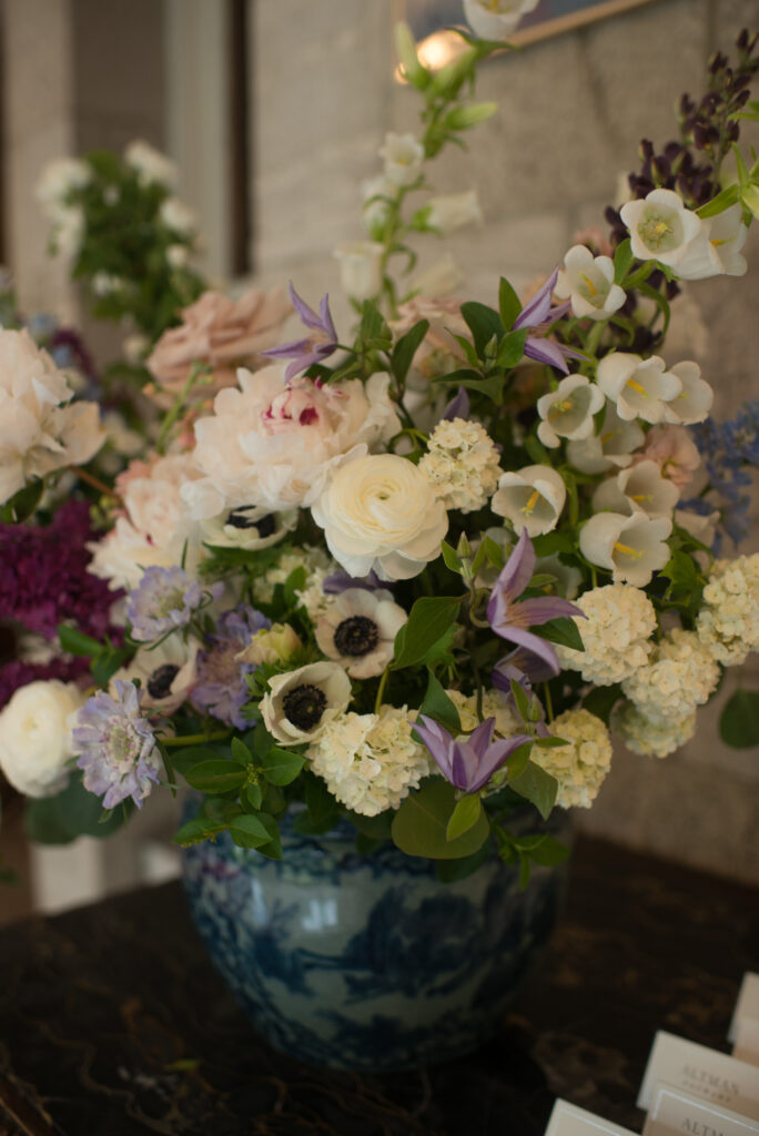 Victorian-wedding-reid-castle-romantic-Dutch-Masters-floral-designer-design-garden-English-luxury-unique-flowers-westchester-county-fairfield-county-wilton-connecticut-new-york-city-manhattan-arbor-roses-arch-artist-peonies-cake-decoration-bud-vases-ranunculus-poppies-local-elegant-blueberries-anemone-british-seasonal-flowers-florist-weddings-purchase-new-york-guest-card-table